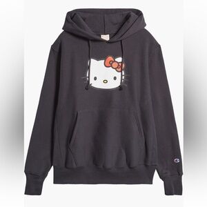 Champion x Sanrio Hello Kitty 50th anniversary fleece Hoodie Sz medium unisex